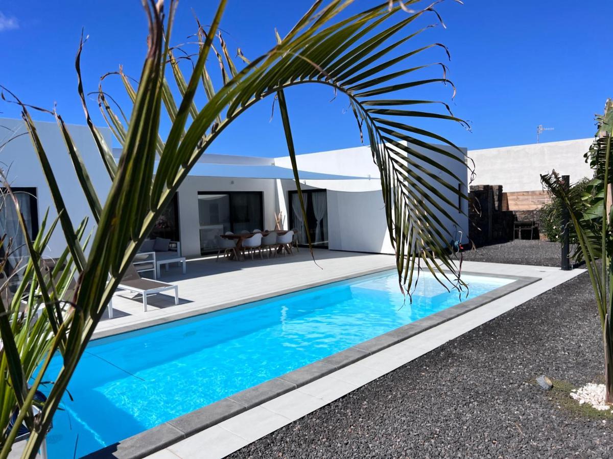 Superbe Villa Valentina, piscine chauffée, wifi Lajares Esterno foto